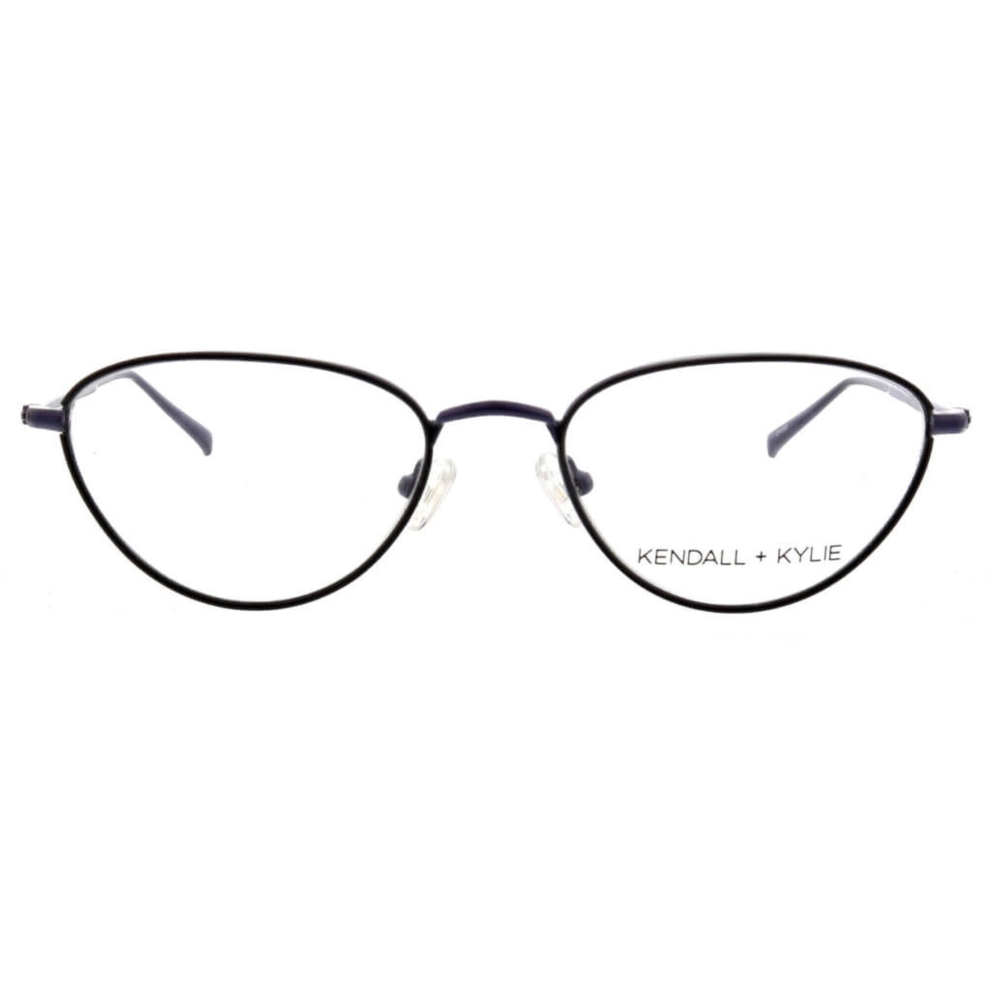 Kendall   Kylie Women's Eyeglasses - Black Metal Cat Eye Frame | KKO159G KALI 001