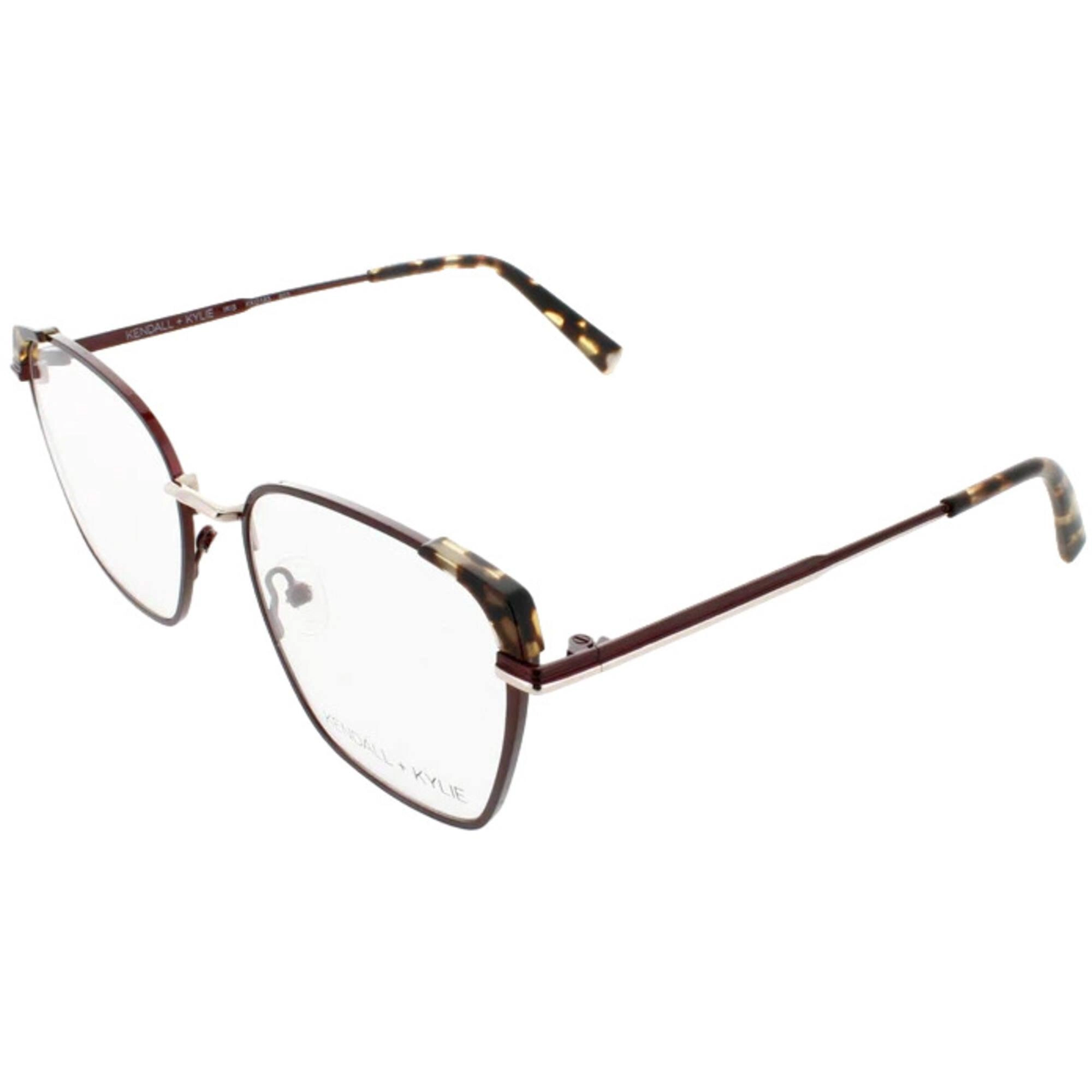 Kendall   Kylie Women's Eyeglasses - Bordeaux Cat Eye Frame Demo Lens | KKO183 603