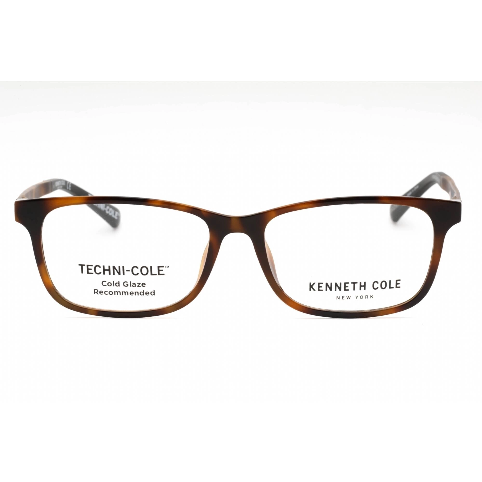 Kenneth Cole New York Women's Eyeglasses - Dark Havana Plastic Frame | KC0343 052
