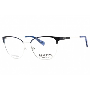Kenneth Cole Reaction Women's Eyeglasses - Matte Blue Metal Rectangular | KC0877 091
