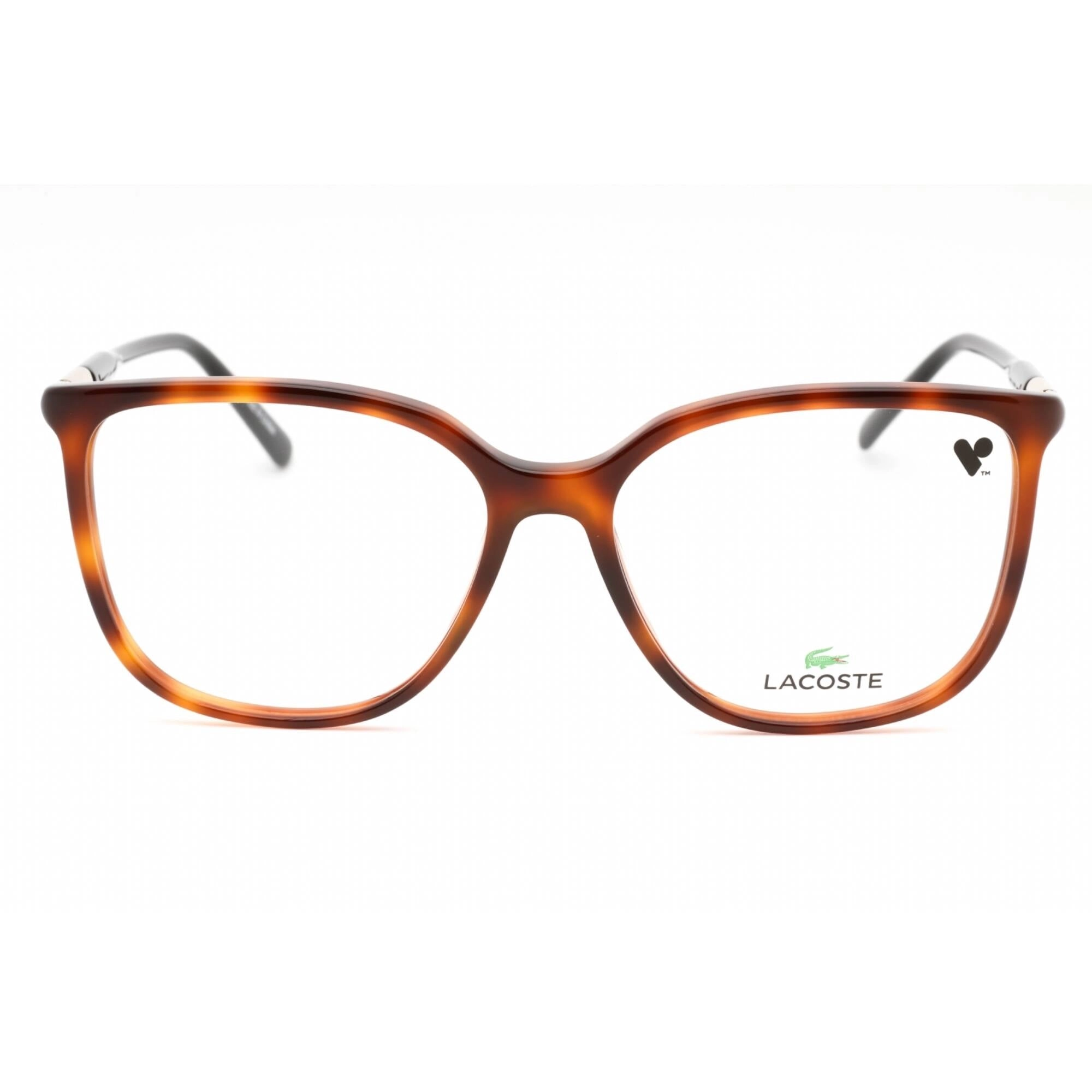 Lacoste Women's Eyeglasses - Havana Plastic Cat Eye Shape Full Rim Frame | L2892 230