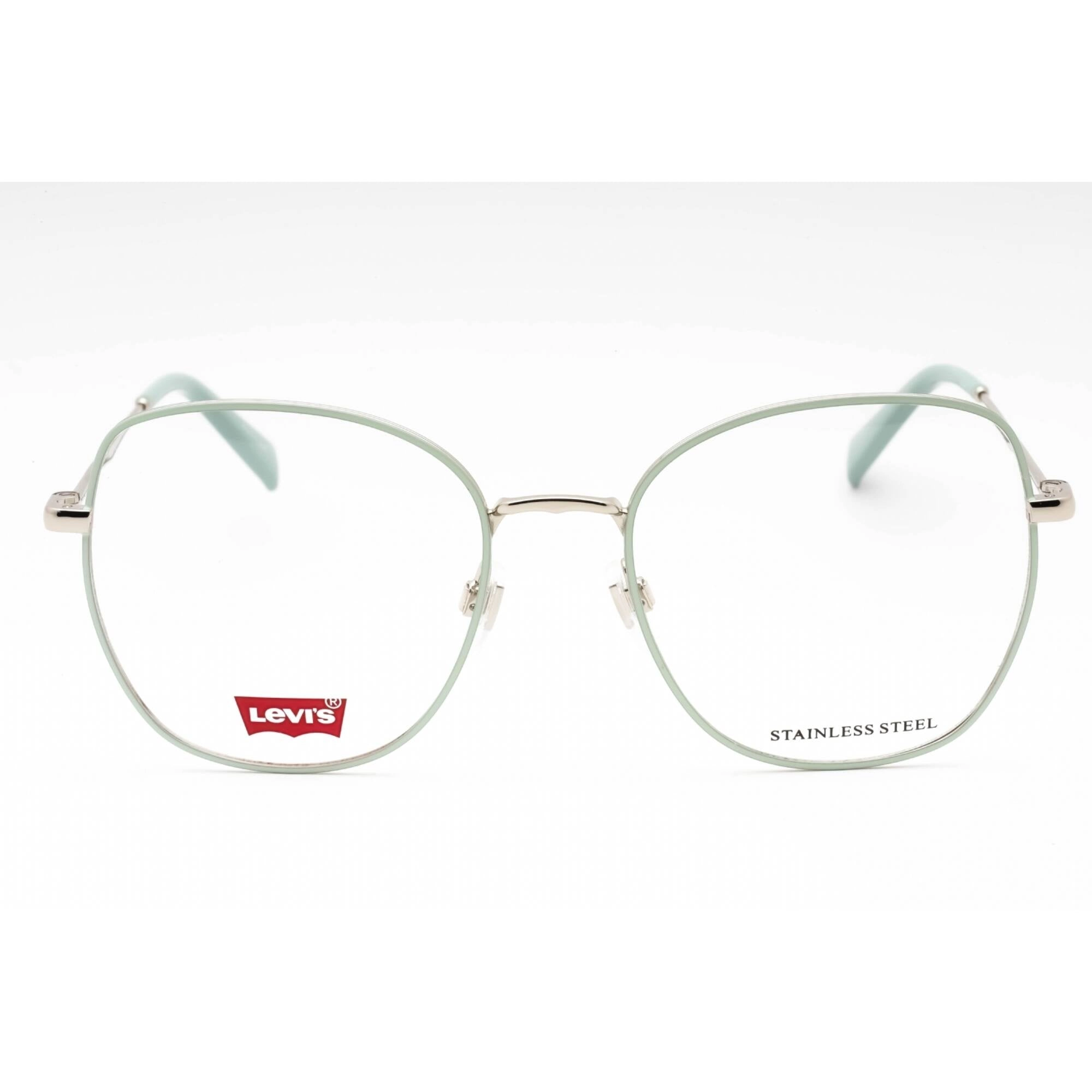 Levi's Women's Eyeglasses - Green Cat Eye Full Rim Metal Frame | LV 5023 01ED 00
