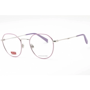 Levi's Women's Eyeglasses - Lilac Metal Geometric Full Rim Frame | LV 5024 0789 00