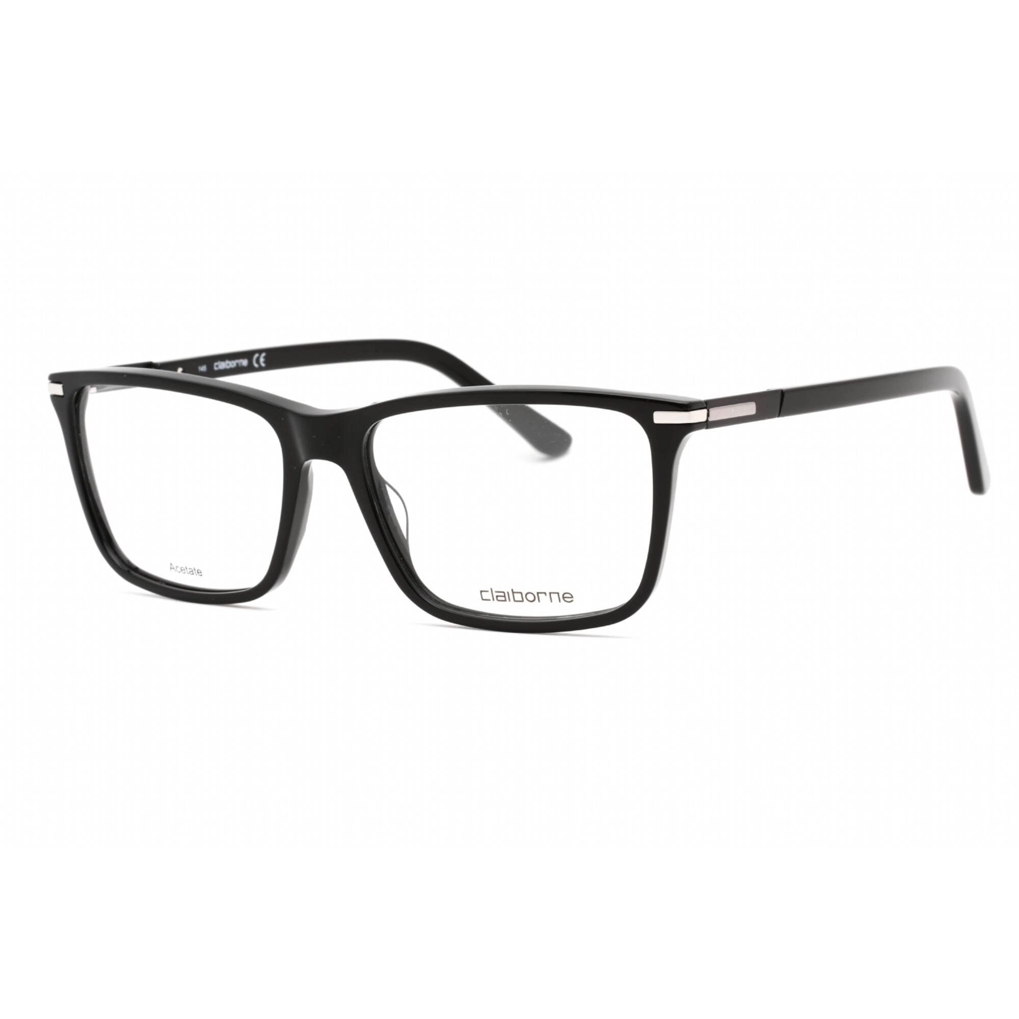 Liz Claiborne Women's Eyeglasses - Black Plastic Rectangular Frame | CB 318 0807 00