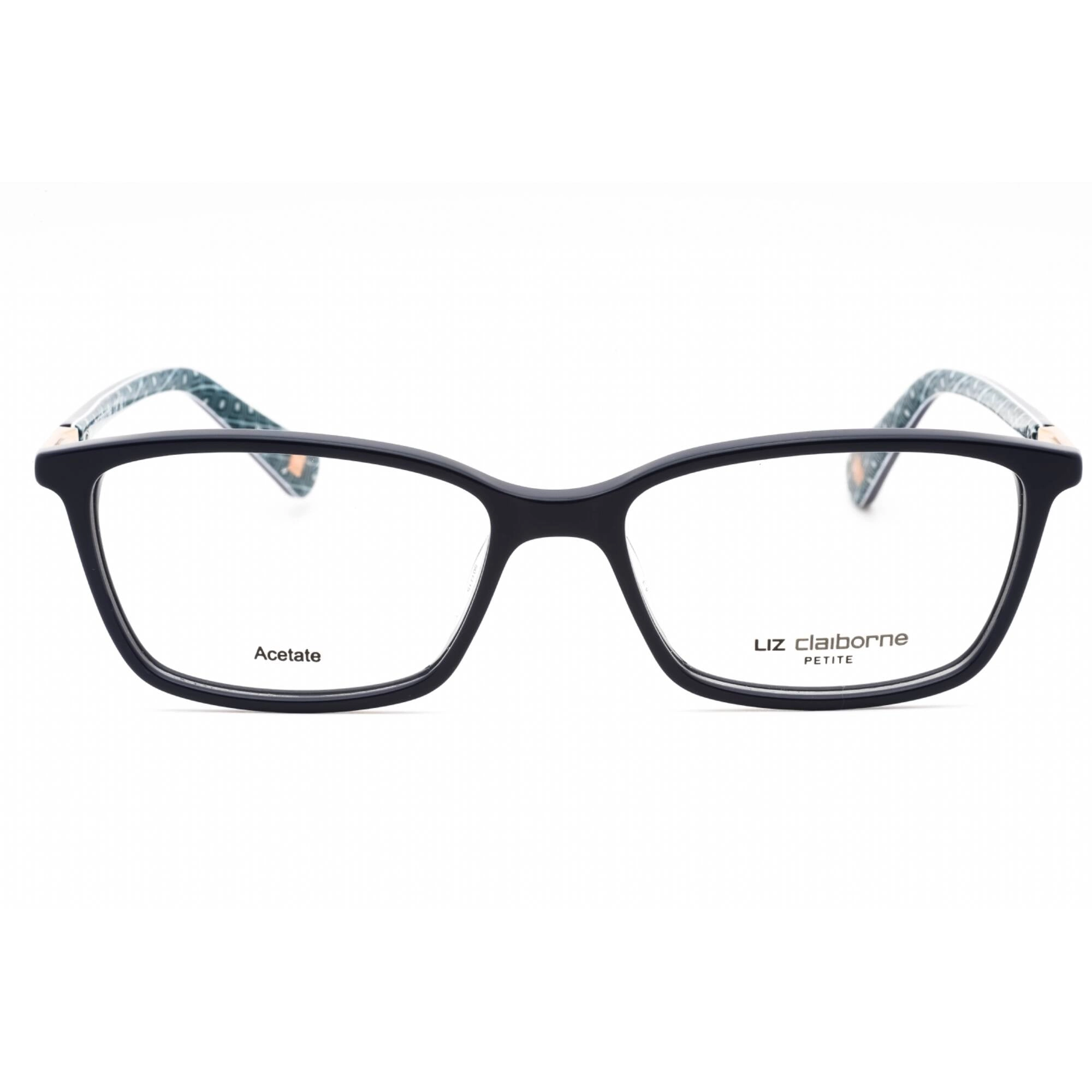 Liz Claiborne Women's Eyeglasses - Blue Plastic Rectangular Frame | L 448 0PJP 00