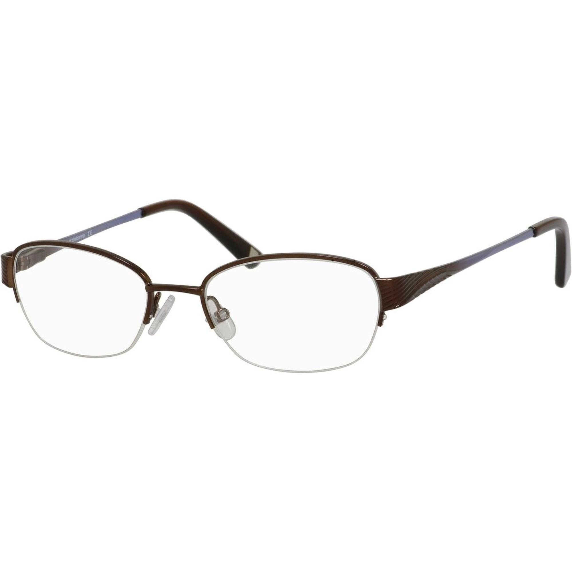 Liz Claiborne Women's Eyeglasses - Brown Metal Oval Frame | LIZ CLAIBORNE L 426 01J3