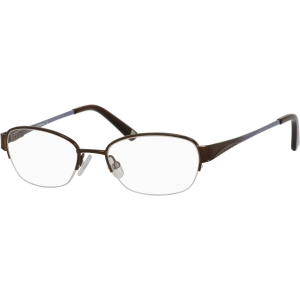 Liz Claiborne Women's Eyeglasses - Brown Metal Oval Frame | LIZ CLAIBORNE L 426 01J3