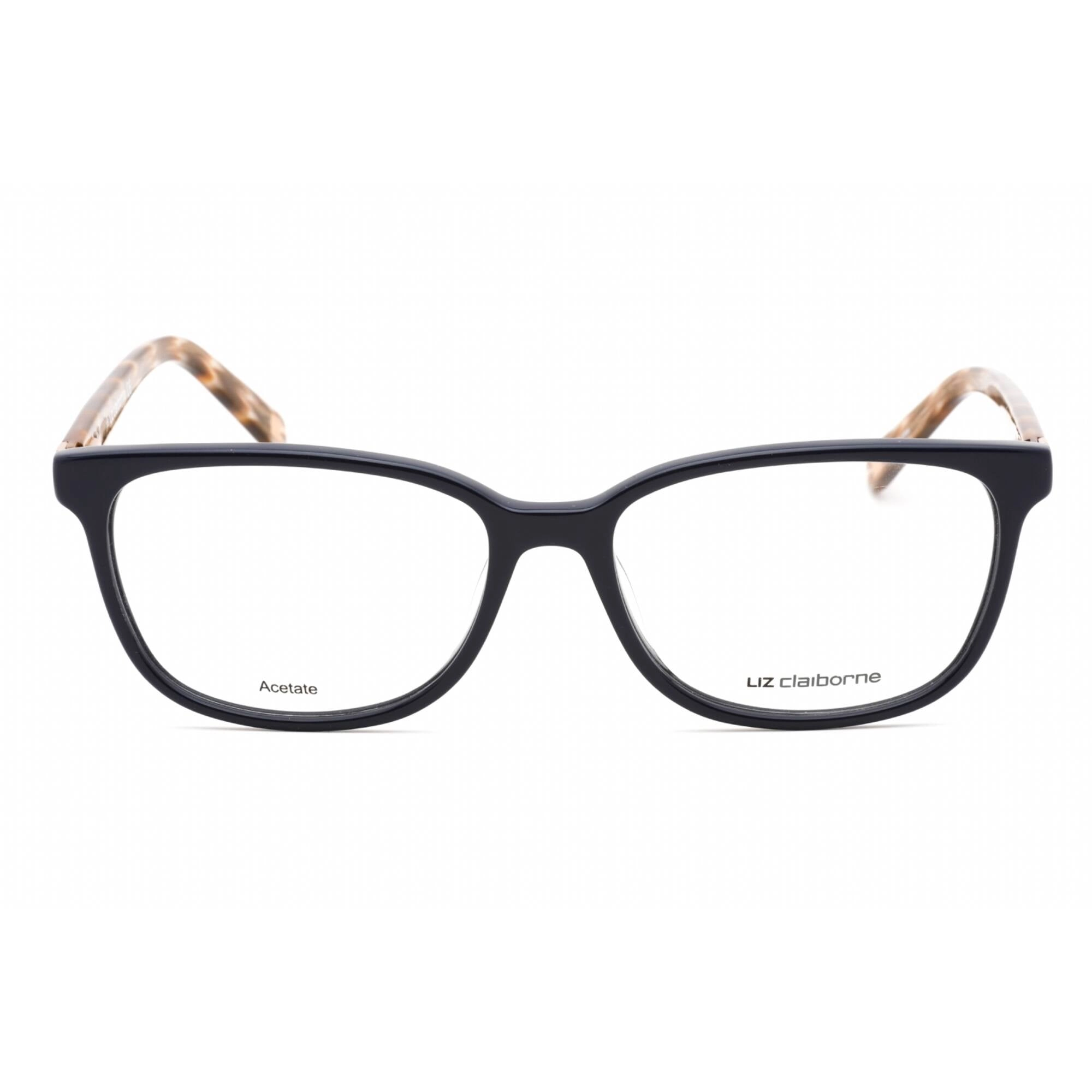Liz Claiborne Women's Eyeglasses - Navy Brown Pearl Plastic Frame | L 631 0FX8 00