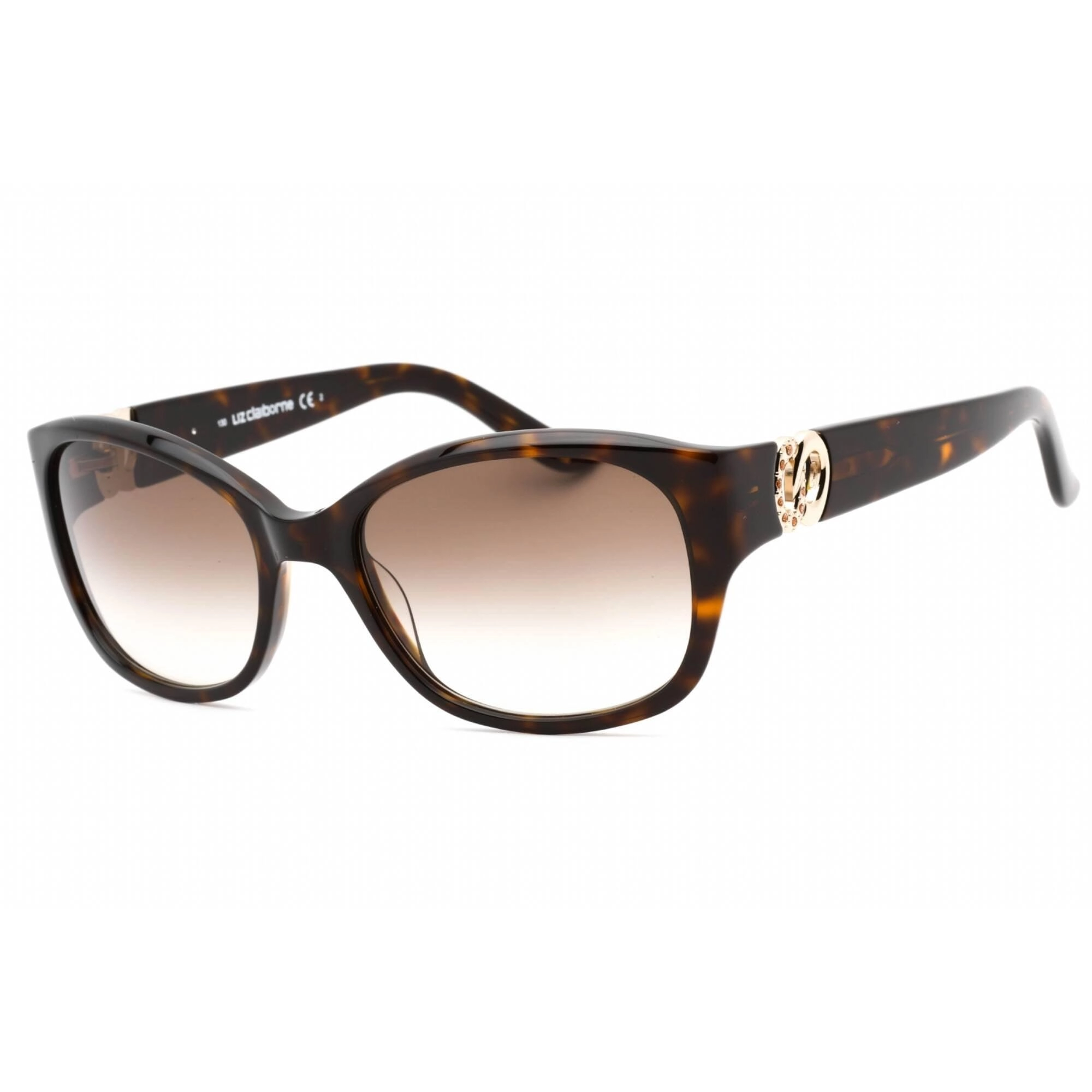 Liz Claiborne Women's Sunglasses Dark Havana Plastic Full Rim Frame | L 565/S 0086 00