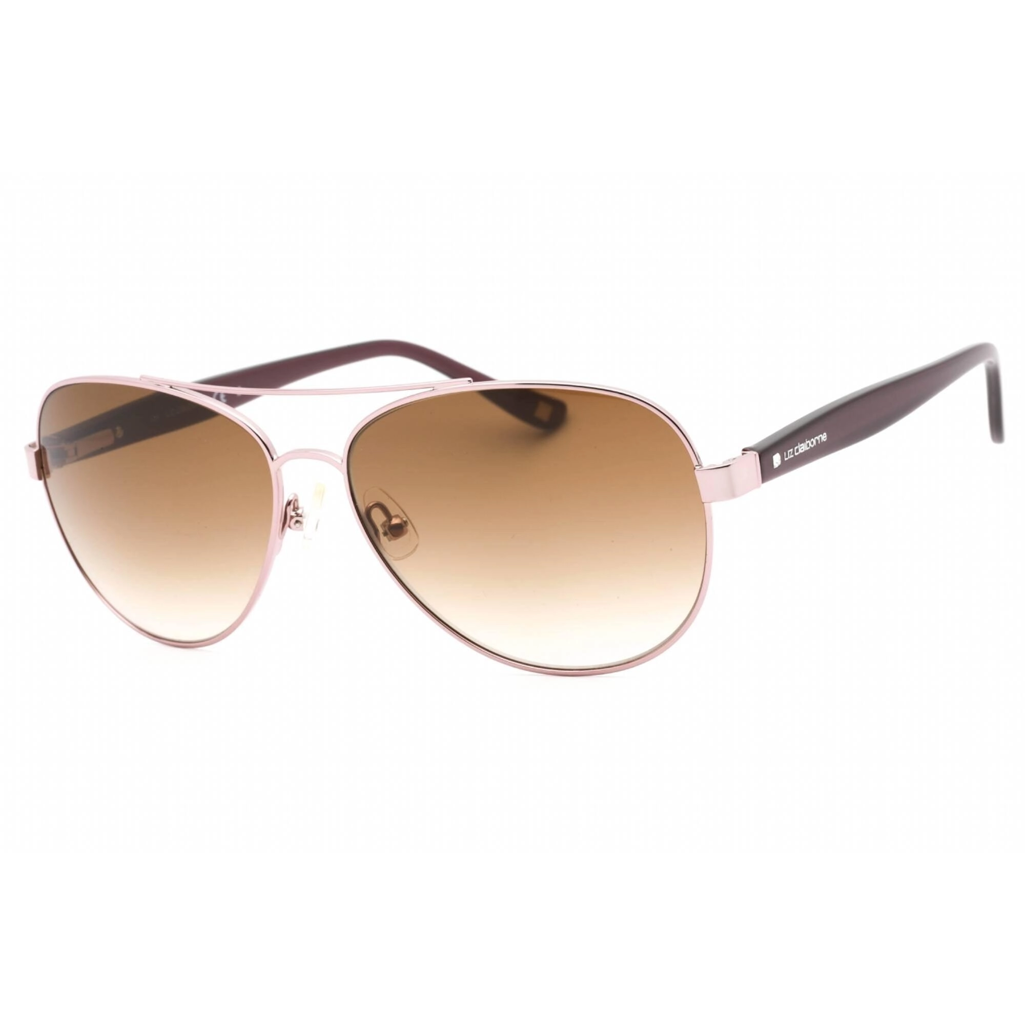 Liz Claiborne Women's Sunglasses Rose Metal Full Rim Aviator Frame | L 562S 0NEH 00