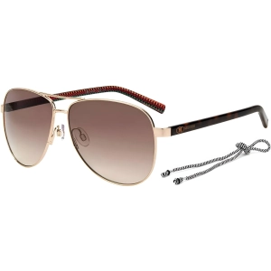 M Missoni Women's Sunglasses - Gold Havana Metal Aviator Frame | MMI 0002/S 006J/HA