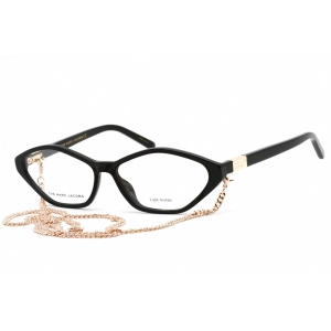 Marc Jacobs Women's Eyeglasses - Black Acetate Geometric Frame | MARC 498 0807 00