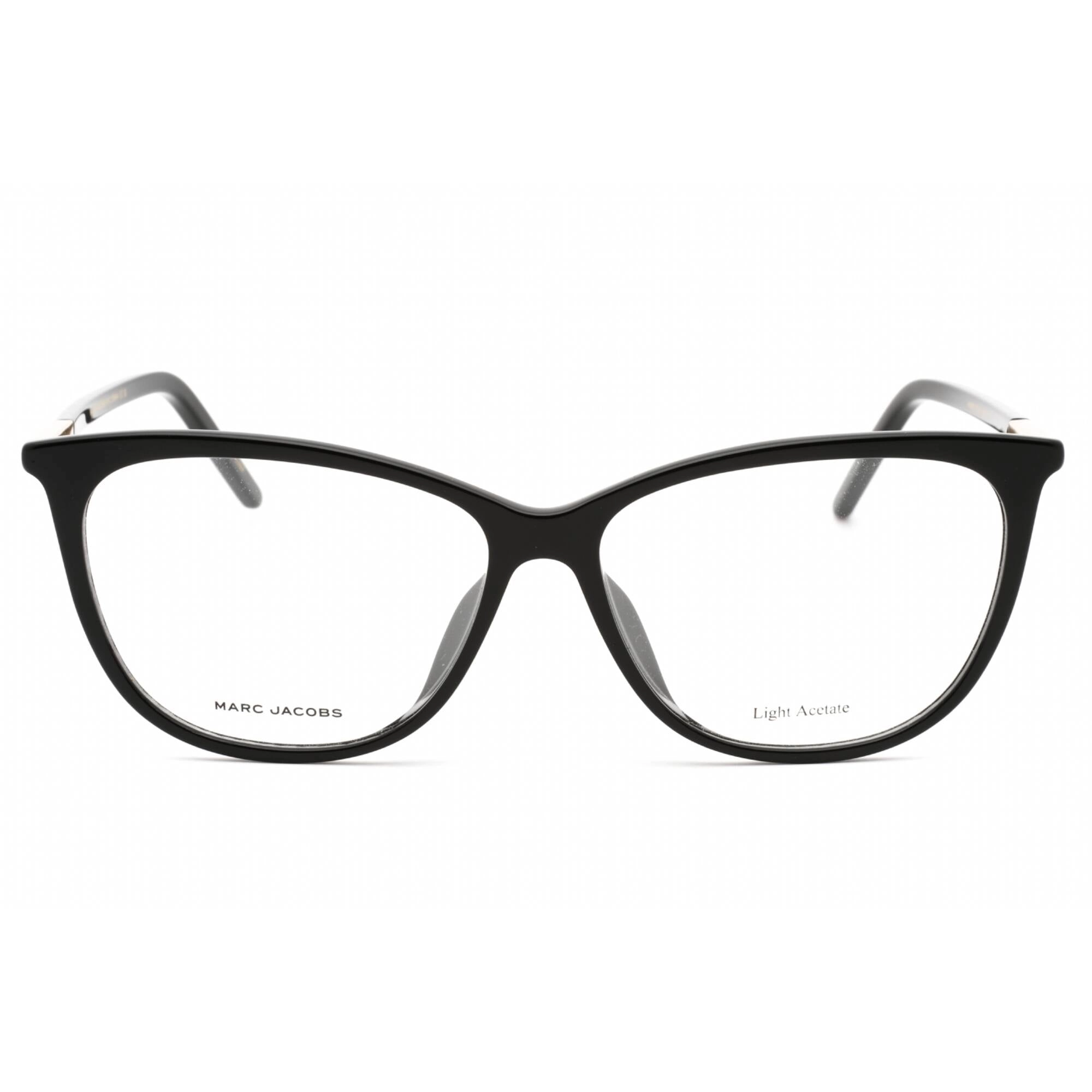 Marc Jacobs Women's Eyeglasses - Black Cat Eye Plastic Frame | MARC 706/F 0807 00