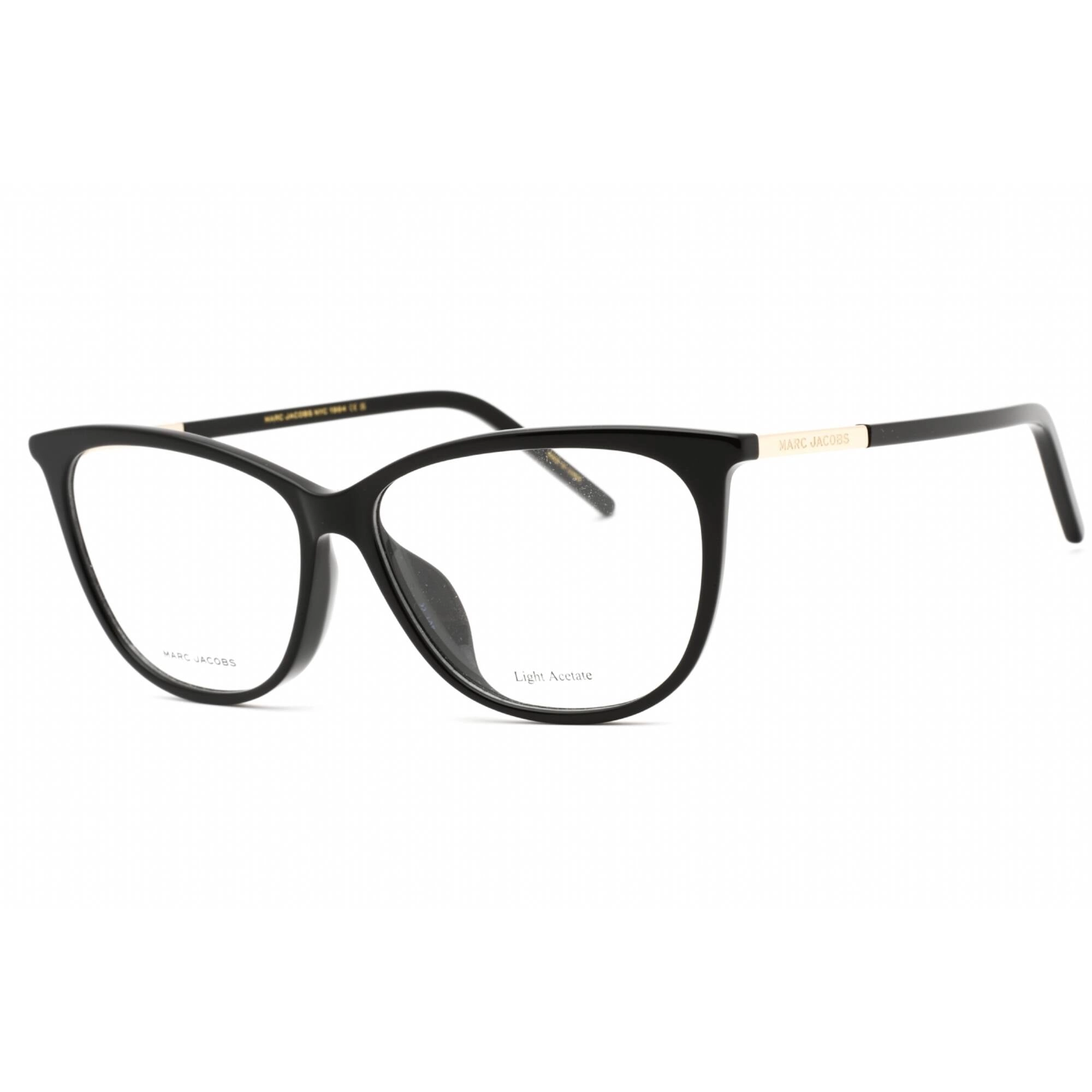 Marc Jacobs Women's Eyeglasses - Black Cat Eye Plastic Frame | MARC 706/F 0807 00