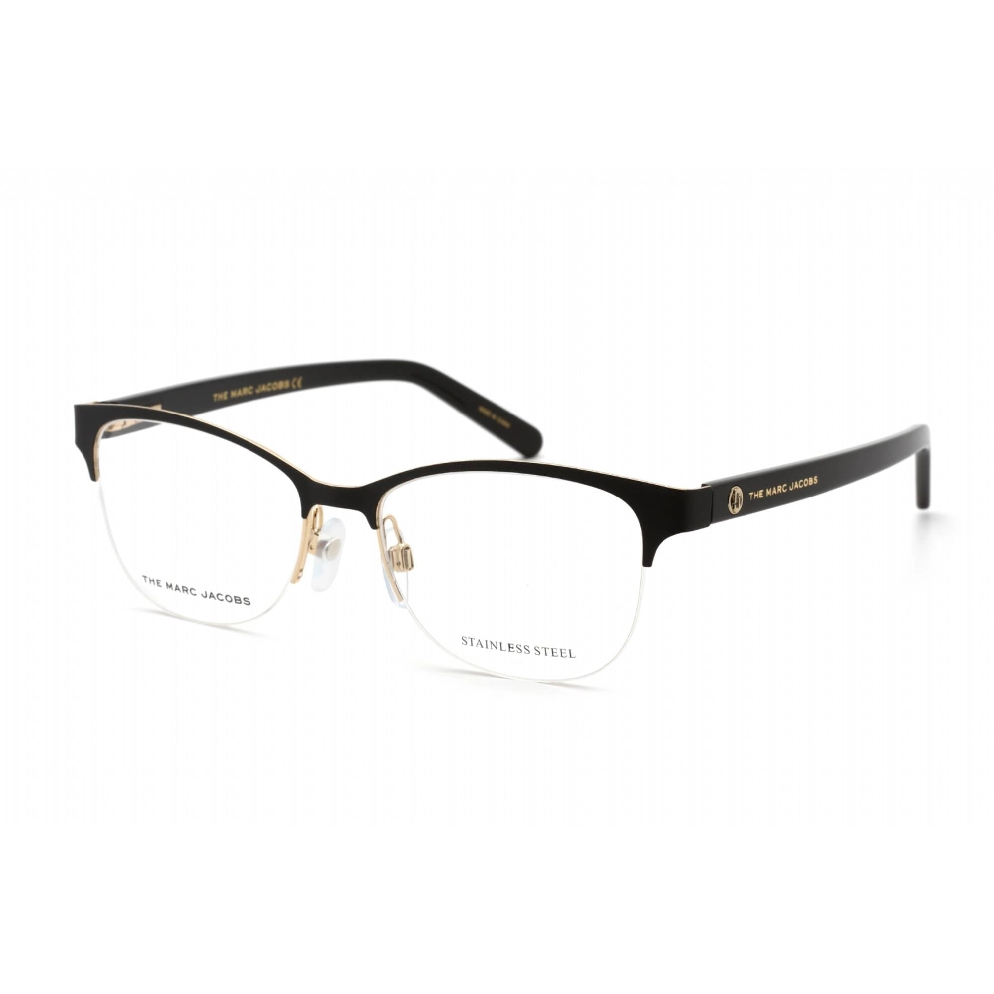 Marc Jacobs Women's Eyeglasses - Black Metal Rectangular Frame | MARC 543 0807 00