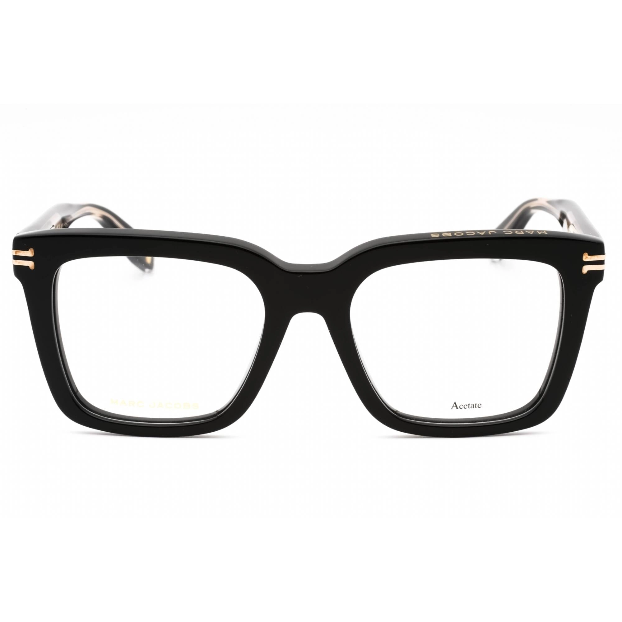 Marc Jacobs Women's Eyeglasses - Black Plastic Square Full Rim Frame | MJ 1076 807