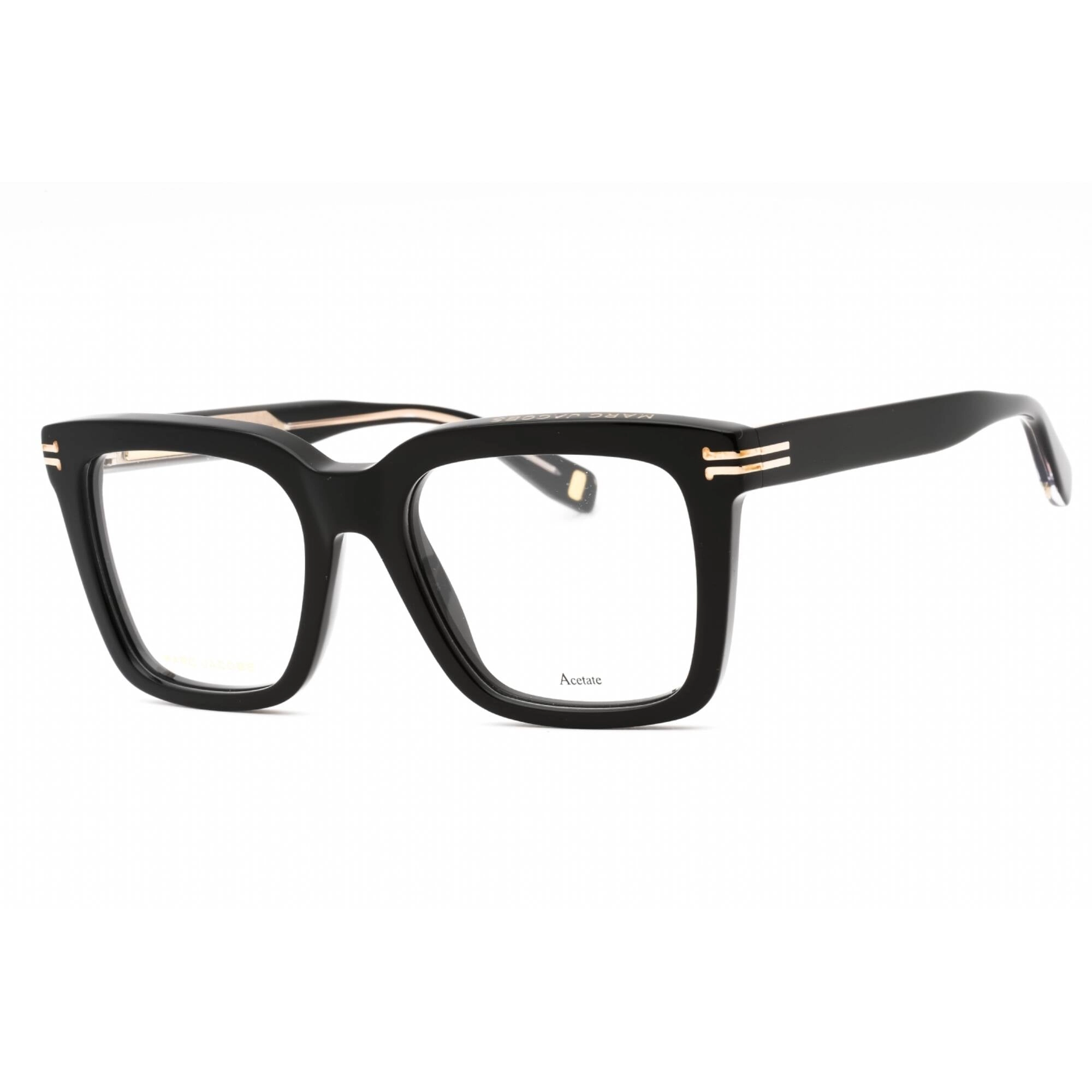 Marc Jacobs Women's Eyeglasses - Black Plastic Square Full Rim Frame | MJ 1076 807