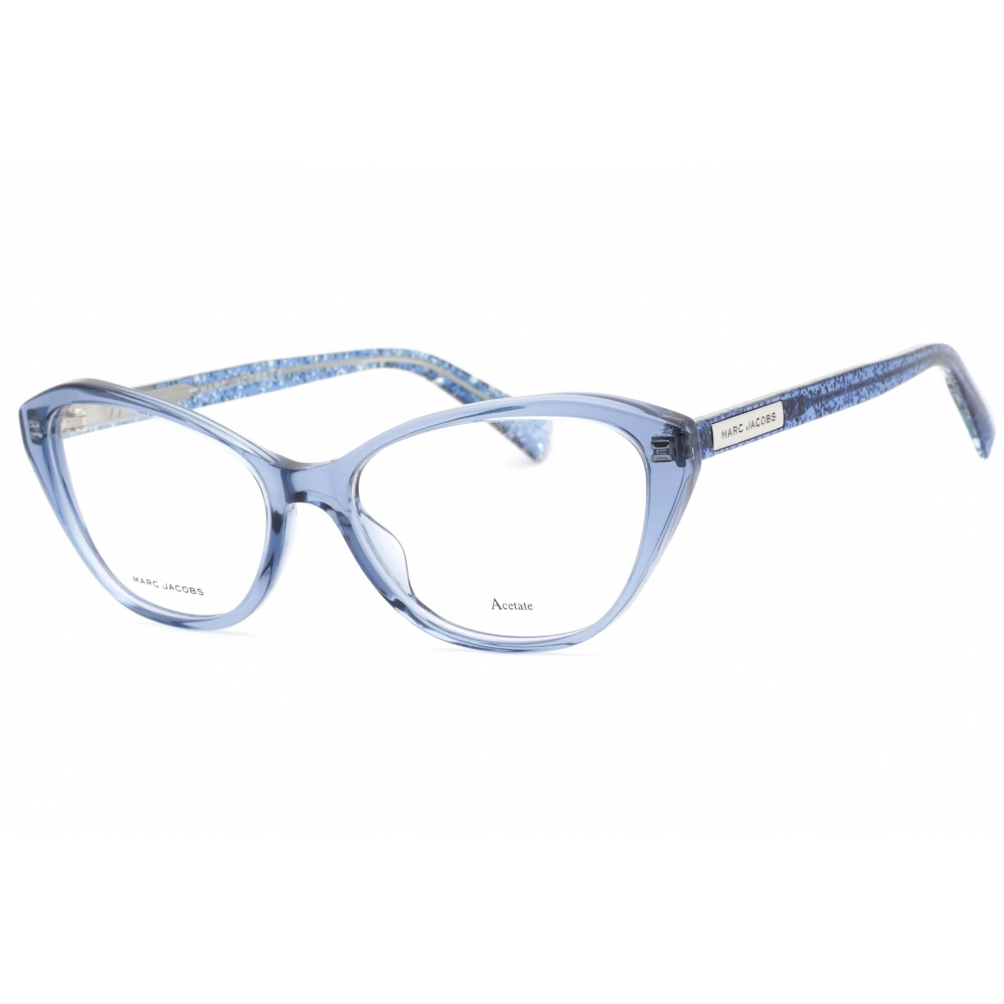 Marc Jacobs Women's Eyeglasses - Blue Acetate Full Rim Cat Eye | Marc 431 0PJP 00