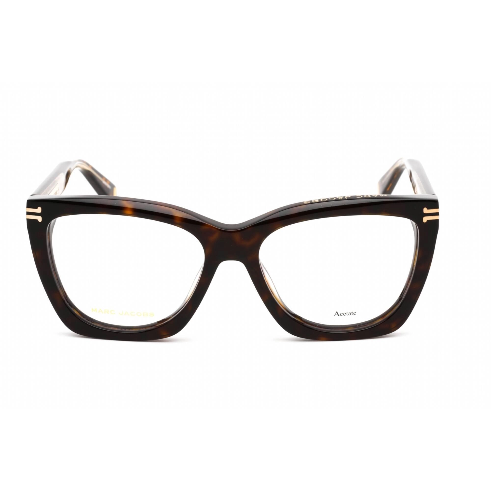 Marc Jacobs Women's Eyeglasses - Full Rim Havana Crystal Plastic | MJ 1014 0KRZ 00