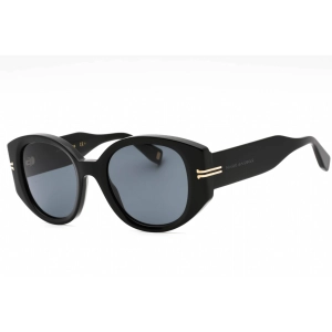 Marc Jacobs Women's Sunglasses - Black Plastic Oval Full Rim Frame | MJ 1052/S 0807 IR