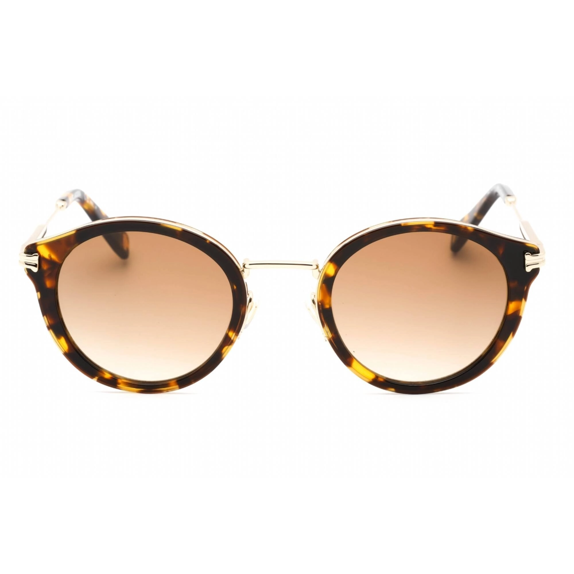 Marc Jacobs Women's Sunglasses - Full Rim Havana Plastic Round | MJ 1017/S 0086 HA