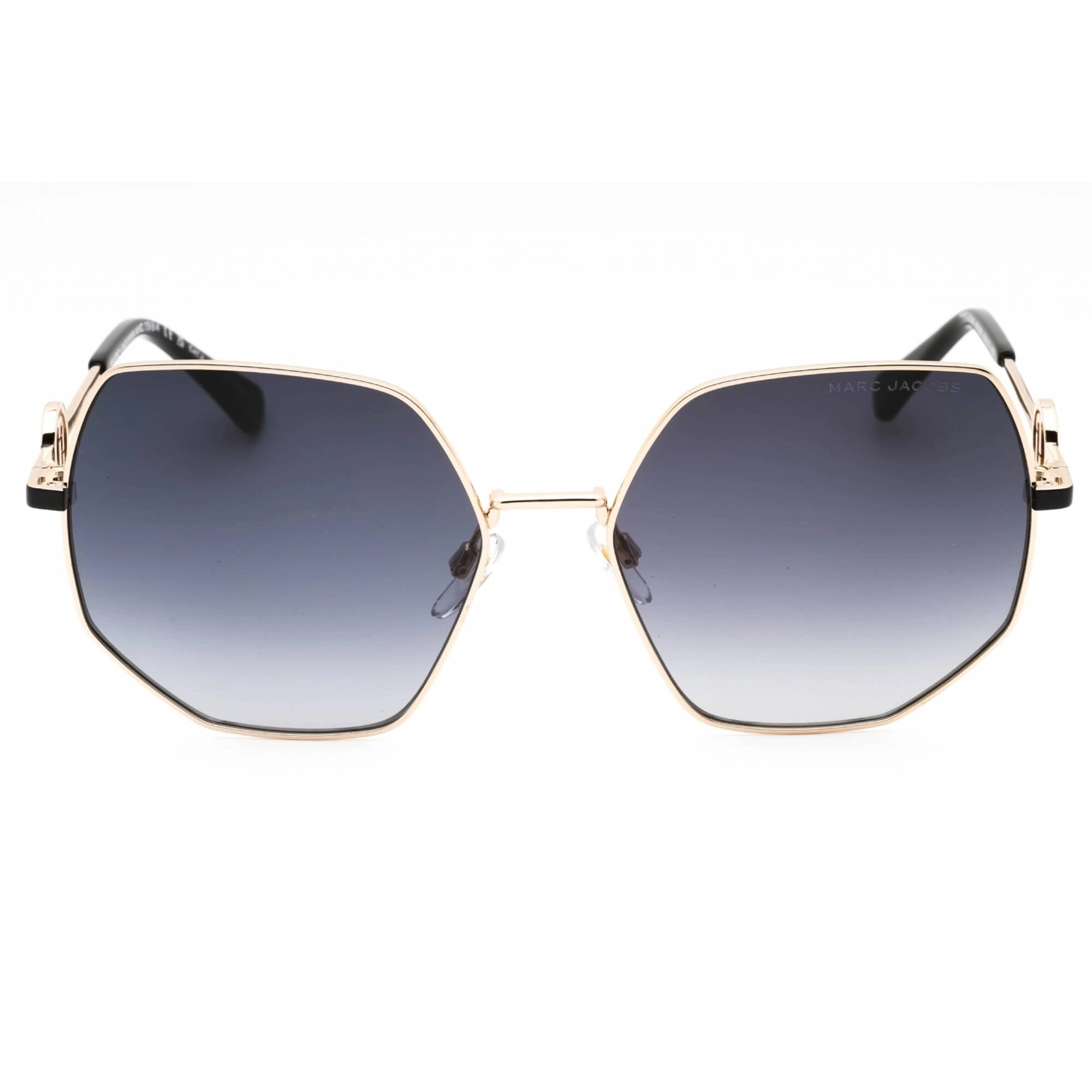 Marc Jacobs Women's Sunglasses - Gold Black Metal Geometric Frame | MARC 730/S 0RHL 9O