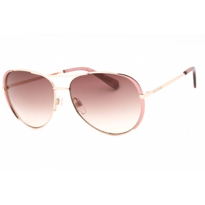 Marc Jacobs Women's Sunglasses - Gold Burgundy Aviator Metal Frame | MARC 686/S NOA HA