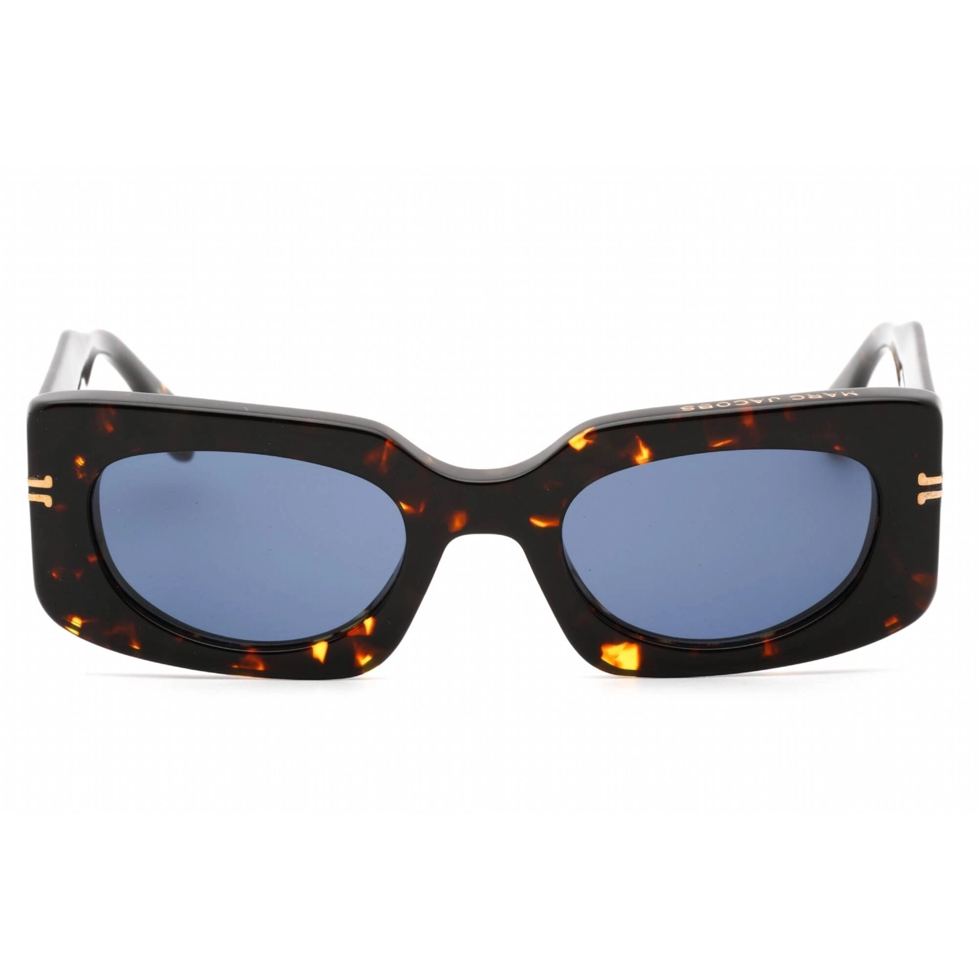 Marc Jacobs Women's Sunglasses Havana Full Rim Rectangular Frame | MJ 1075/S 0086 KU
