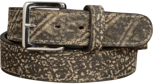 Men's Tree Bark Elephant Leather Belt