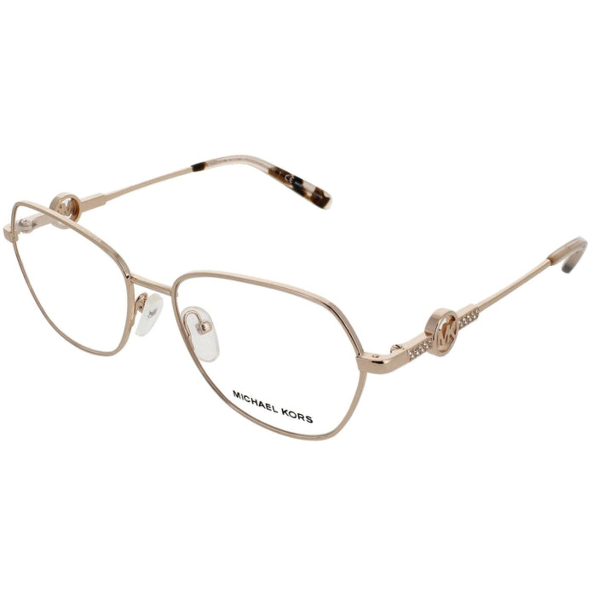 Michael Kors Women's Eyeglasses - Rose Gold Cat Eye Full Rim Frame | 0MK3040B 1108