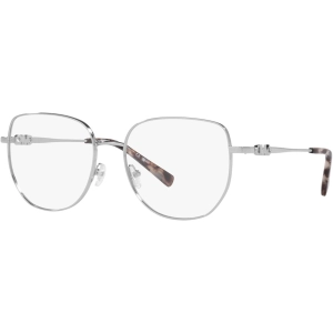 Michael Kors Women's Eyeglasses - Silver Metal Square Frame Demo Lens | 3062 1153