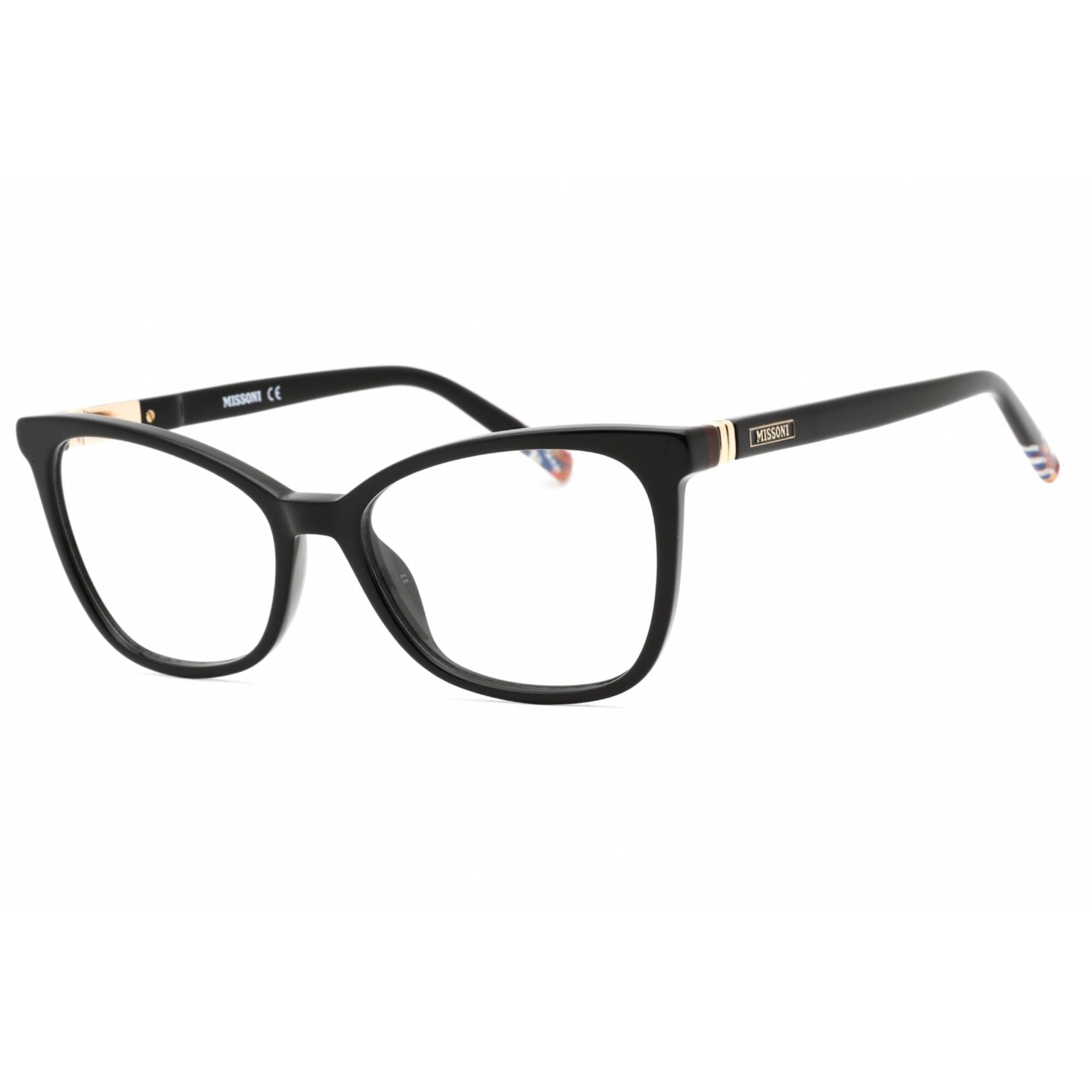 Missoni Women's Eyeglasses - Black Cat Eye Frame Clear Demo Lens | MIS 0060 0807 00