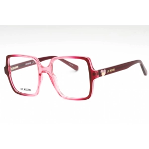Moschino Love Women's Eyeglasses - Cherry Pink Plastic Butterfly Frame | MOL597 GYL