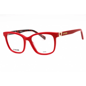 Moschino Love Women's Eyeglasses - Red Plastic Cat Eye Full Rim Frame | MOL585 0C9A 00