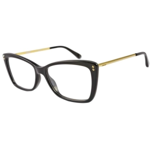 Moschino Women's Eyeglasses - Black Plastic Cat Eye Frame | MOSCHINO MOS547 807