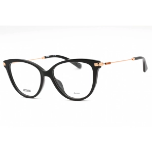 Moschino Women's Eyeglasses - Black Plastic Cat Eye Full Rim Frame | MOS561 0807 00
