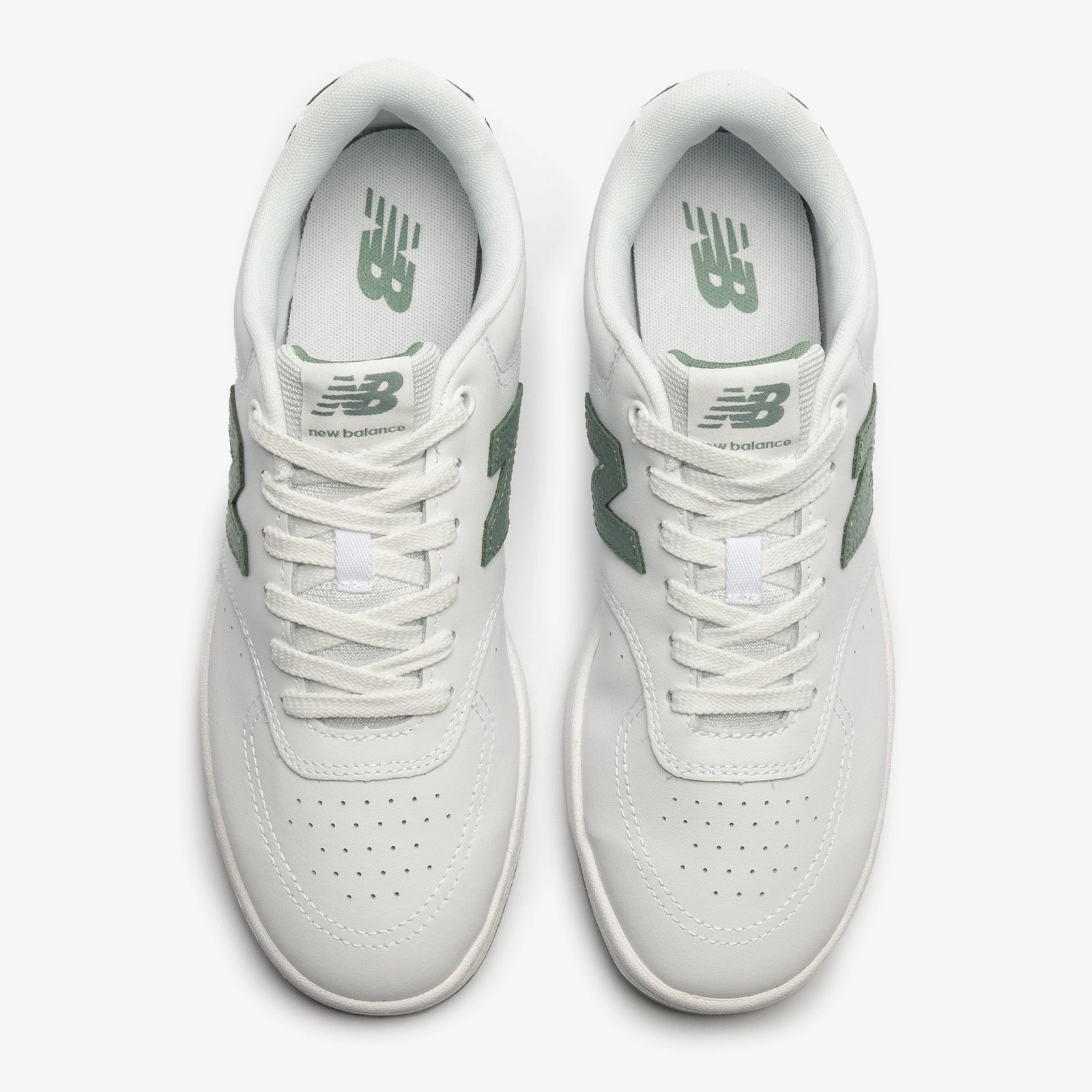 NEW BALANCE MEN'S BB80 GREEN/WHITE SNEAKER SHOES