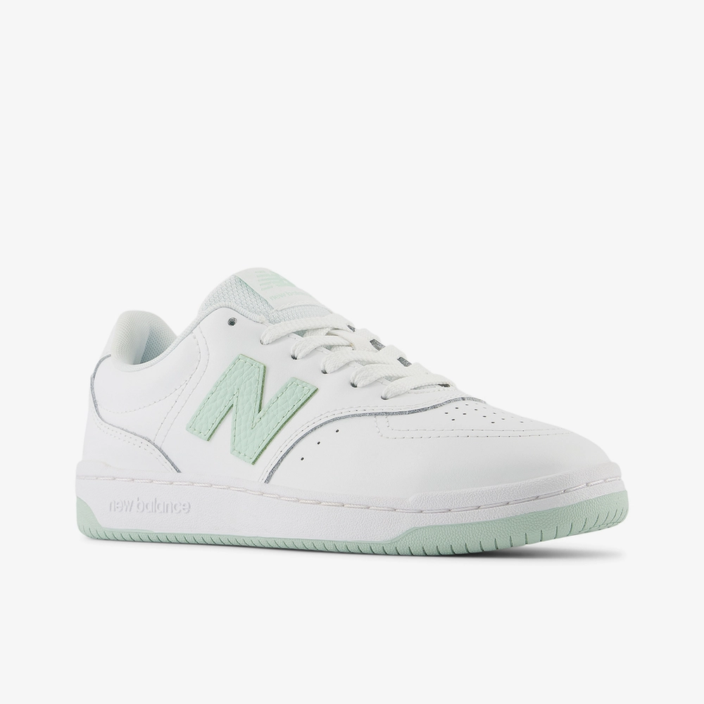 NEW BALANCE WOMEN'S BB80 OYSTER GREEN SNEAKER SHOES
