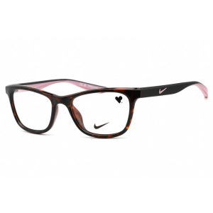 Nike Women's Eyeglasses - Tortoise/Matte Black Plastic Rectangular | NIKE 7047 239
