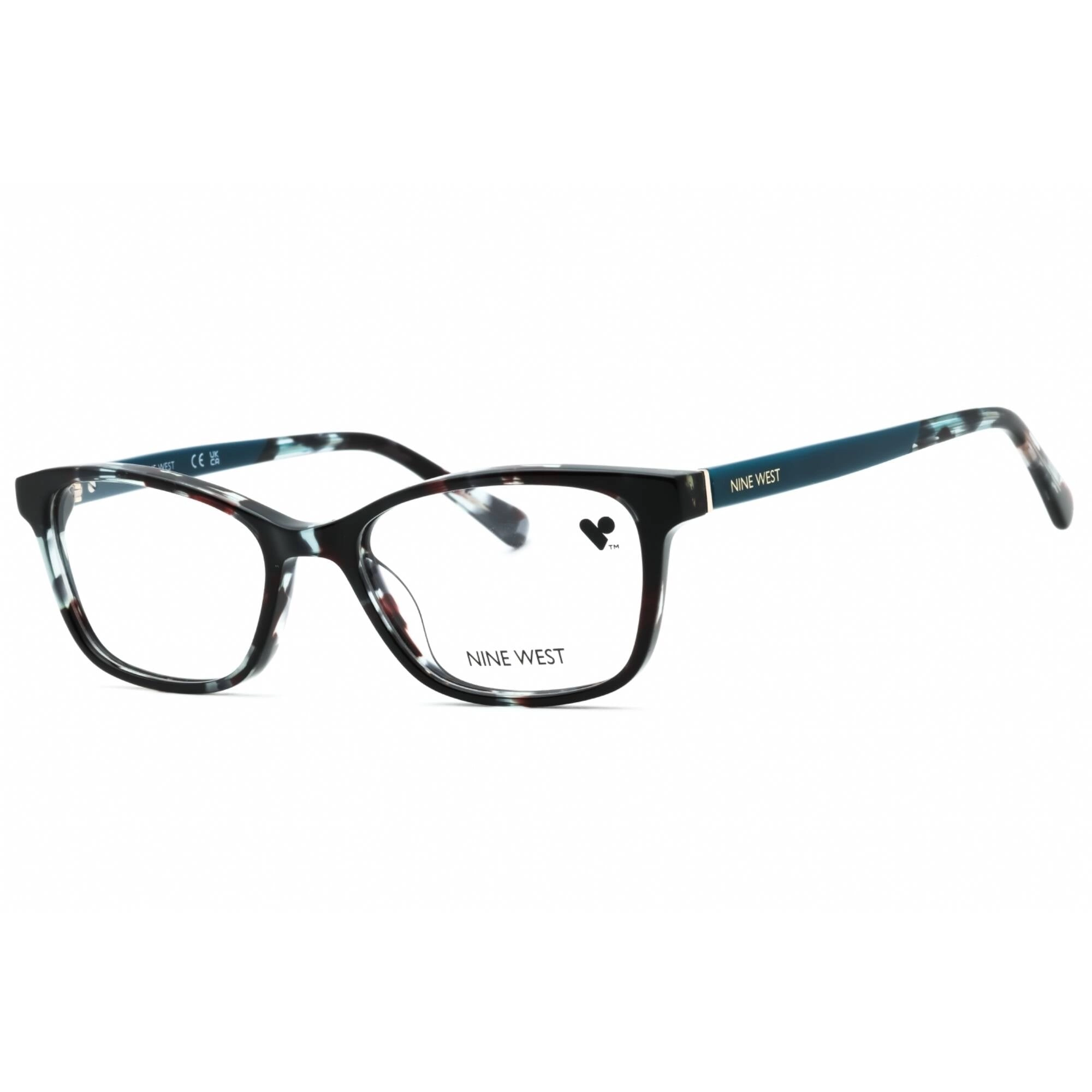 Nine West Women's Eyeglasses - Aqua Tortoise Acetate Rectangular Frame | NW5199 450