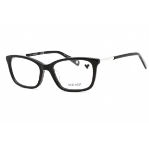 Nine West Women's Eyeglasses - Black Plastic Full Rim Rectangular Frame | NW5179 001