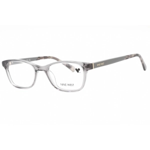 Nine West Women's Eyeglasses - Crystal Grey Acetate Rectangular Frame | NW5199 014