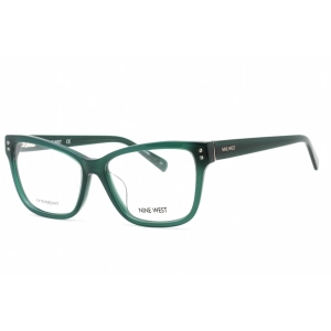 Nine West Women's Eyeglasses - Full Rim Emerald Plastic Cat Eye Frame | NW5197X 340