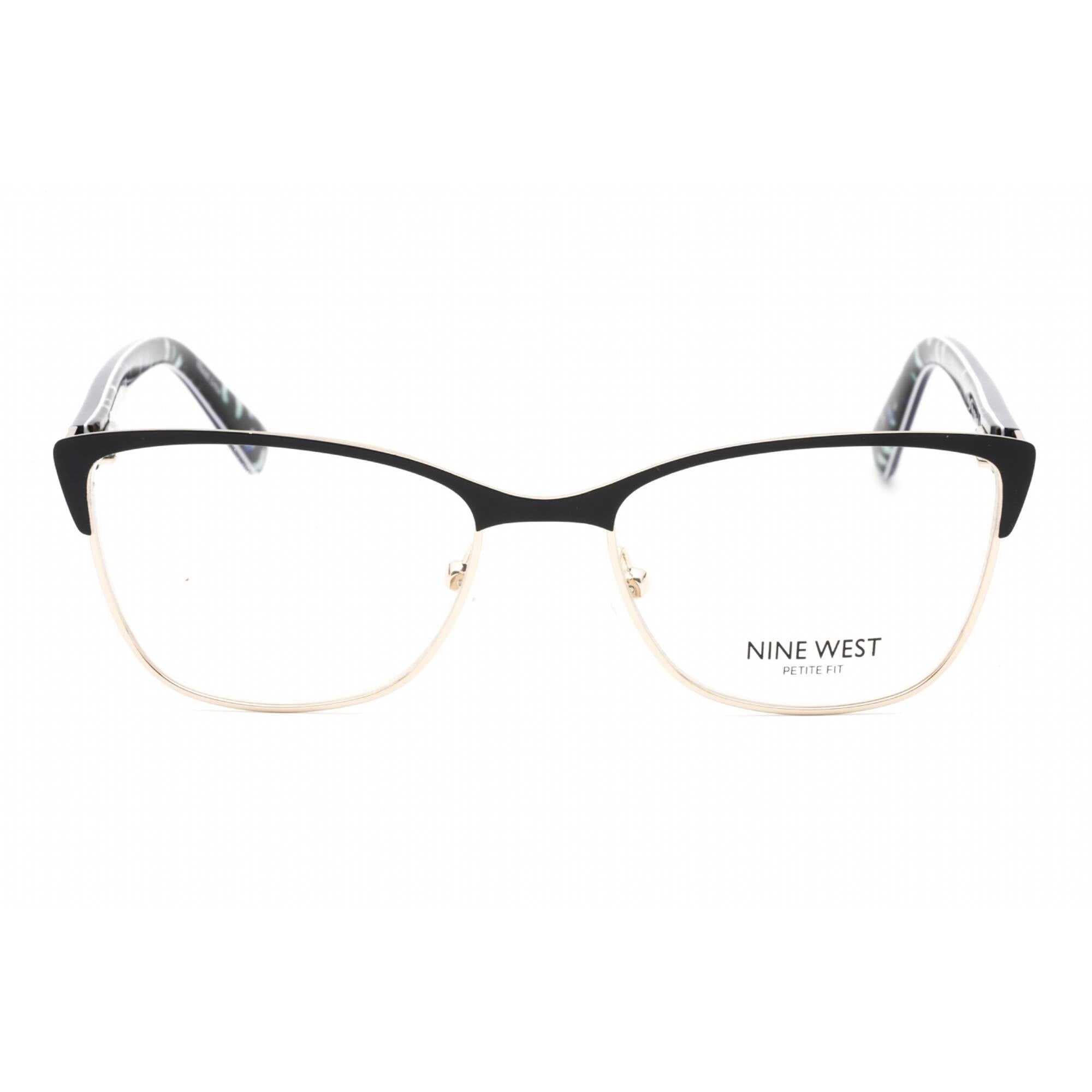 Nine West Women's Eyeglasses - Satin Solid Navy Cat Eye Full Rim Frame | NW8011 400