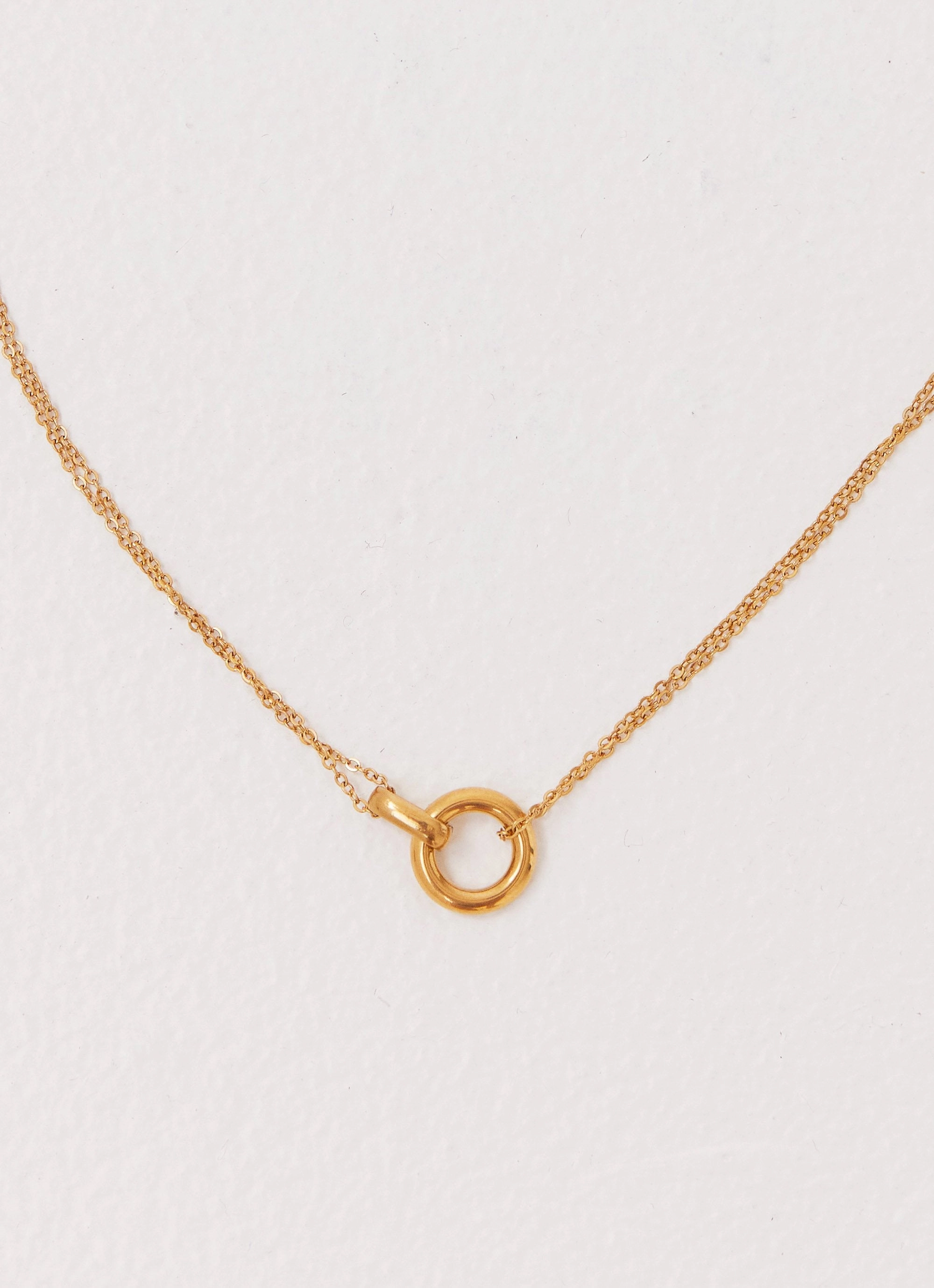 Nya Hoop Necklace - Gold