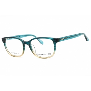 ONeill Women's Eyeglasses - Gl Teal/Nude Plastic Square Full Rim Frame | ONO-CORAL 107