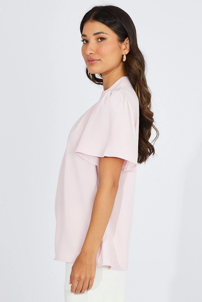 Pink Top Short Sleeve