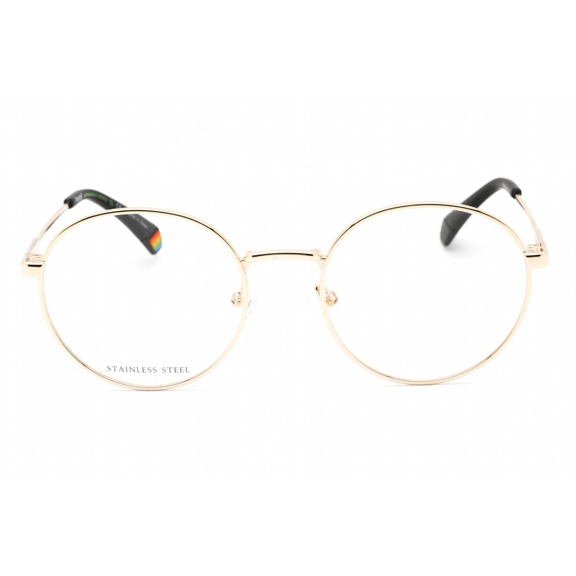 Polaroid Core Women's Eyeglasses - Full Rim Gold Metal Round Frame | PLD D449 0J5G 00
