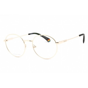 Polaroid Core Women's Eyeglasses - Full Rim Gold Metal Round Frame | PLD D449 0J5G 00