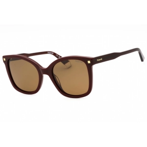 Polaroid Core Women's Sunglasses - Burgundy Cat Eye Full Rim | PLD 4151/S/X 0LHF SP